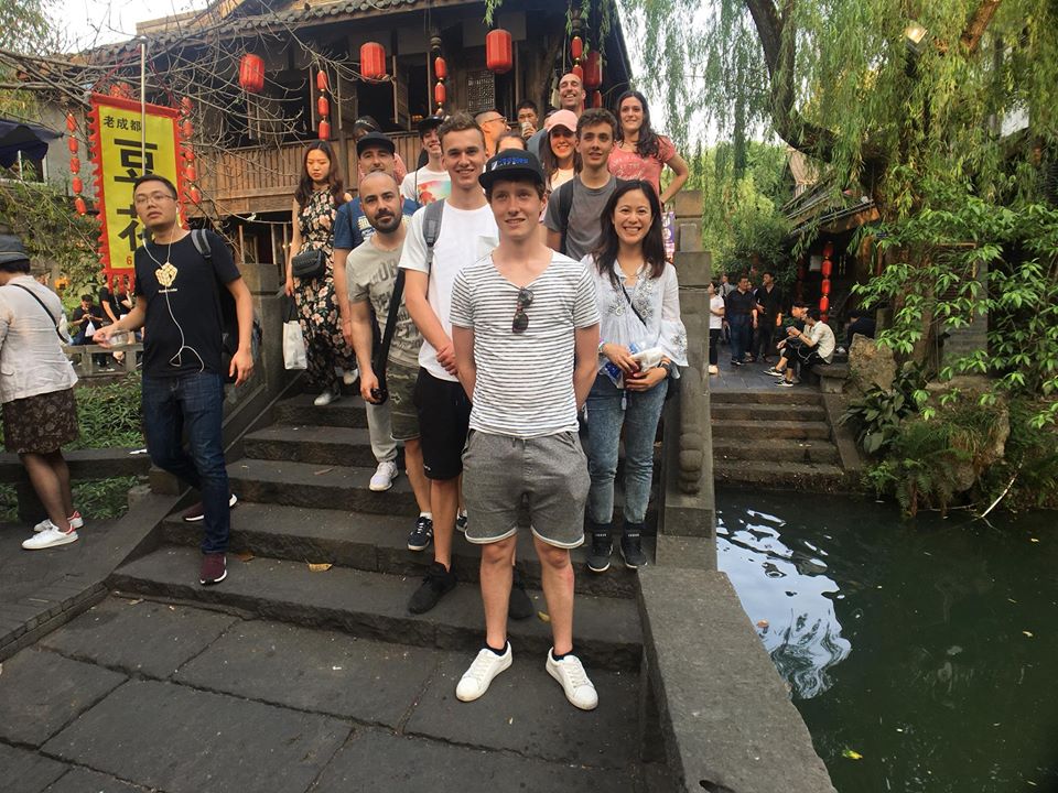 Getting a tour of Chengdu