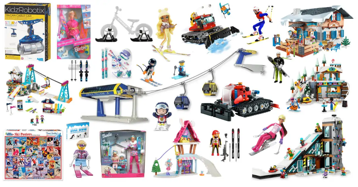  PLAYMOBIL Skier Figure Building Set : Toys & Games